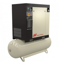 Ingersoll Rand Rotary Screw Compressor 15 HP, 230 Volt/3-Phase, 53.9 CFM @ 115 PSI, 80-Gallon Tank, Model# 48670699+682