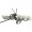 Strongway Inline Acreage Rake 55in.W, 6 Tine Reels