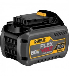 Dewalt FLEXVOLT 20V/60V MAX Battery Pack 6.0Ah, Model# DCB606+3317
