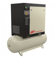 Ingersoll Rand Rotary Screw Compressor 10 HP, 230 Volt/3-Phase, 36.7 CFM @ 115 PSI, 80-Gallon Tank, Model# 48670889+561