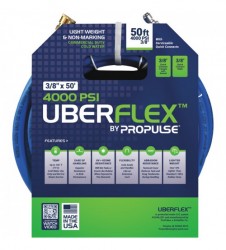 ProPulse UberFlex Nonmarking Pressure Washer Hose 4000 PSI, 100ft. x 3/8in.+2441