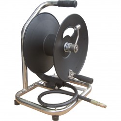General Pump Hand Carry High Pressure Hose Reel 5000 PSI, 100ft. x 3/8in. Capacity, Model# 2100357+2301