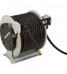 Air Hose Reel Klutch Spring Driven With 3/4in. x 130ft. NBR Rubber Hose+380