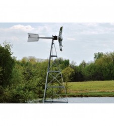 Outdoor Water Solutions Windmill Aerator 16Ft., Galvanized, Model# AWS0012+2895