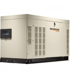 Generac Liquid-Cooled Home Standby Generator 30 kW (LP)/27 kW (NG), Model# RG03015ANAX+1278