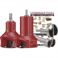 Lumberjack Tools Home Series Tenon Cutter Starter Kit 2Pc., 1in. & 2in., Model# HSK2+3402